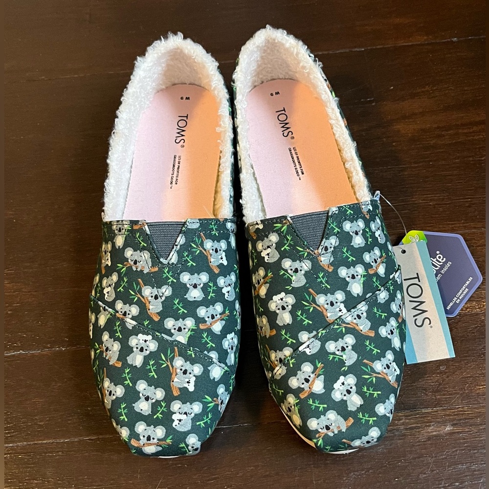 Toms Koala Alpargatas limited edition-NWT